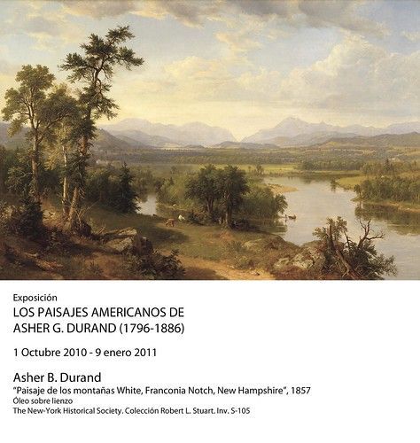 A.B. DURAND - Paisaje de las montañas White... 1857