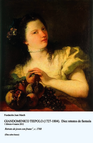 Retrato de joven con frutas c.1768